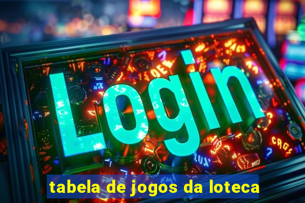 tabela de jogos da loteca